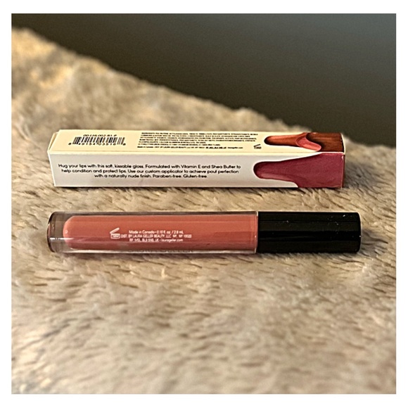 NIB LAURA GELLER NUDE KISSES LIP HUGGING LIP GLOSS in SMOOCH - Pale Rosey Pink - Picture 2 of 8